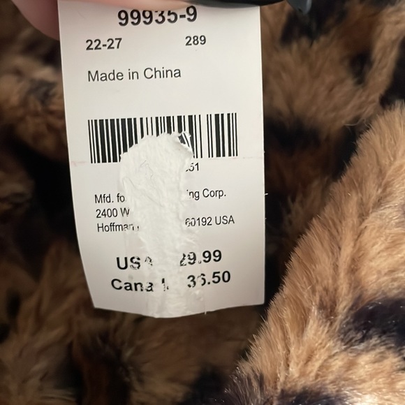 Leopard Fur Headband & Infinity Scarf n - Picture 5 of 5